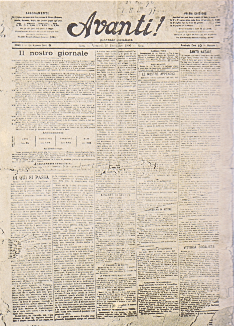Avanti n.1 del 25 dicembre 1896